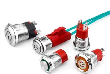 High current metal button 16mm, 19mm, and 22mm with light starting power support 10A 15A self resetting self-locking switch