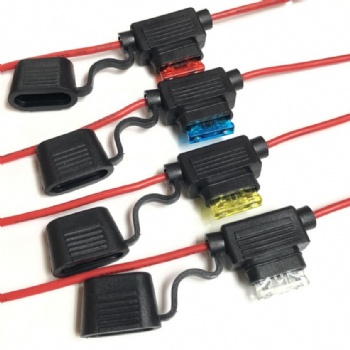 Car fuse holder waterproof box with wire high temperature protection device