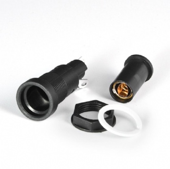 Customized tubular fuse holder 10A copper silver plated fuse tube