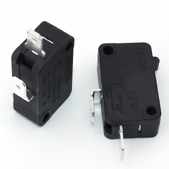KW7 small micro switch self resetting 2-pin