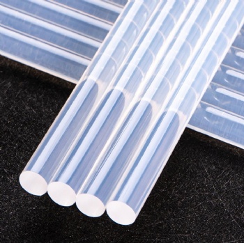 Manufacturing return transparent glue stick for battery led electronics