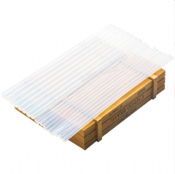 Manufacturing return transparent glue stick for battery led electronics