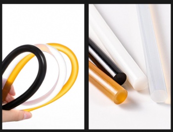 Manufacturing return transparent glue stick for battery led electronics